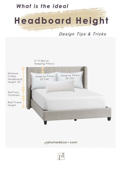How to select the ideal headboard height in 2 easy steps
