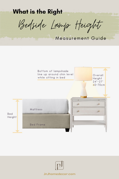 What is the Right Bedside Lamp Height