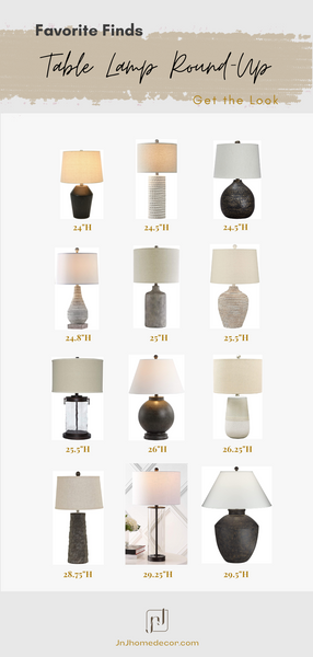 Table Lamp Round-Up