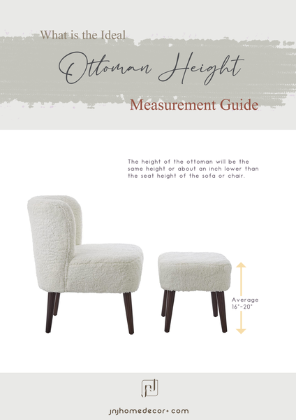 What is the Ideal Ottoman Height
